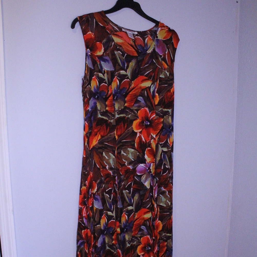 Romans Floral Maxi Dress L